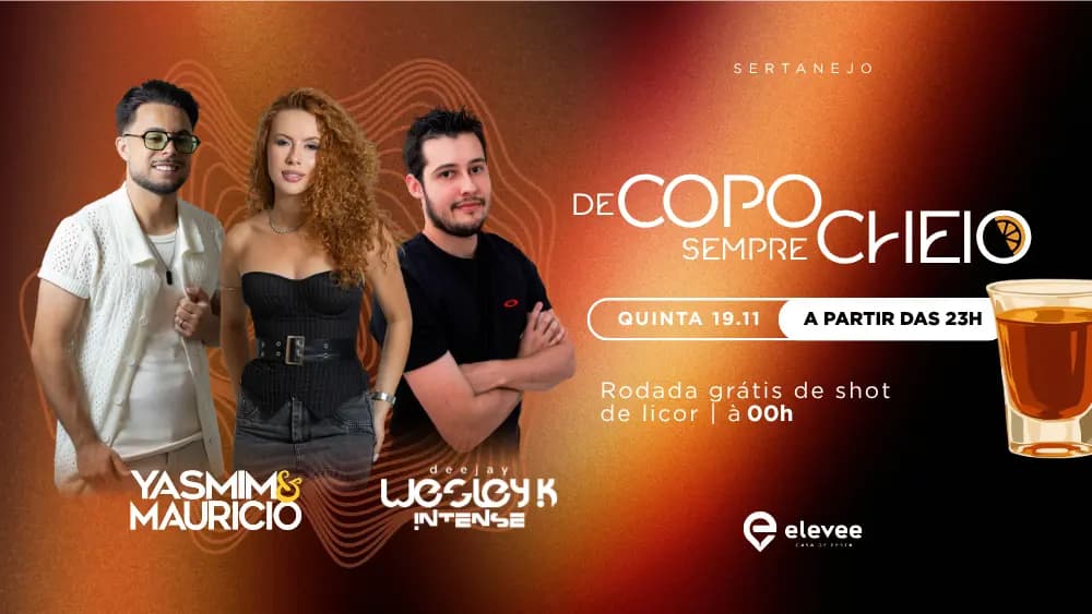 Imagem do Evento: De Copo Sempre Cheio
