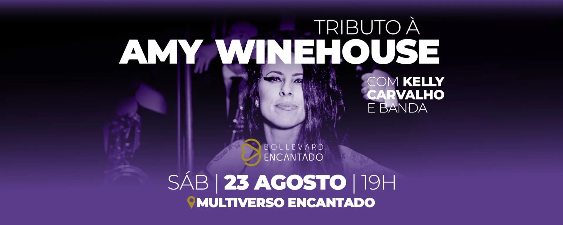TRIBUTO À AMY WINEHOUSE COM KELLY CARVALHO E BANDA