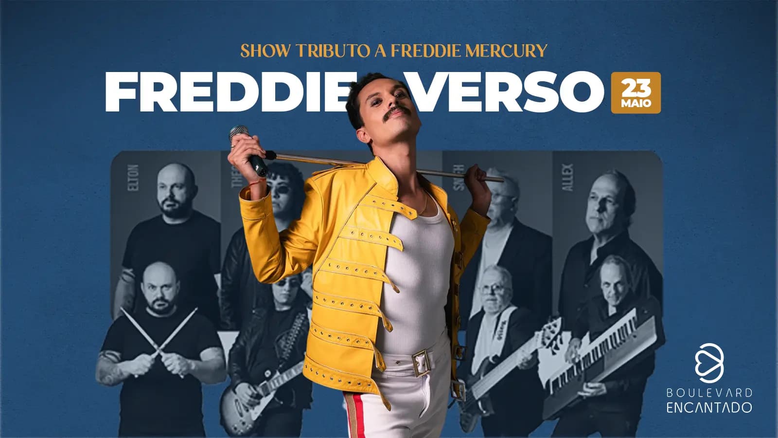 Imagem do Evento: Show Tributo a Freddie Mercury - FREDDIE VERSO