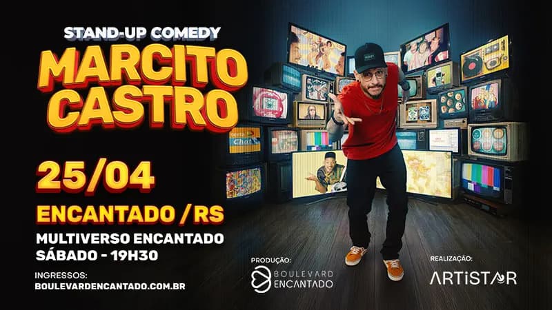 Imagem do Evento: Show Stand-up comedy com Marcito Castro