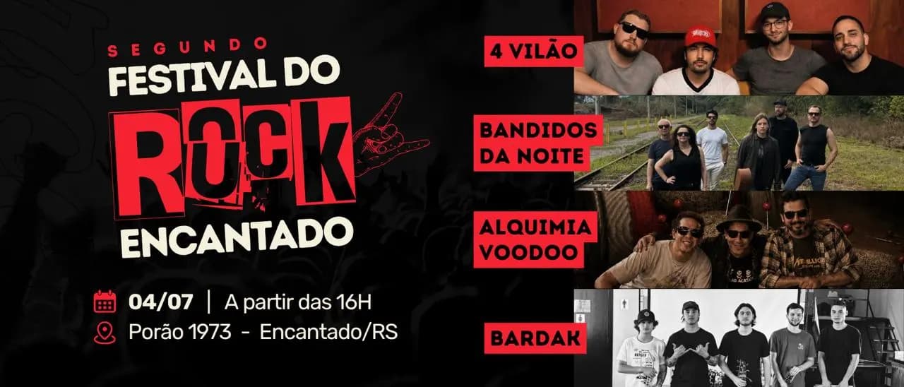 Imagem do Evento: 2º FESTIVAL DO ROCK ENCANTADO