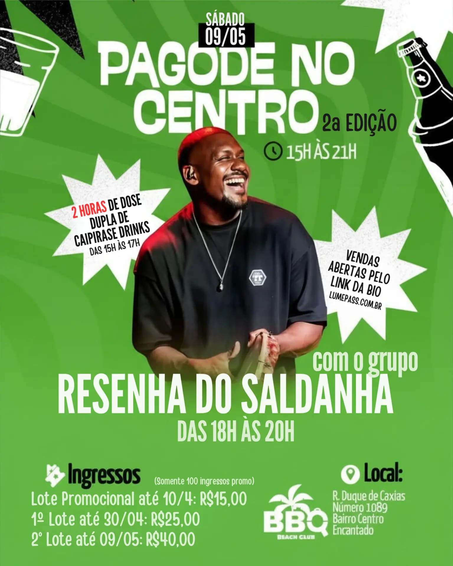 Imagem do Evento: Pagode no Centro 2a Edição