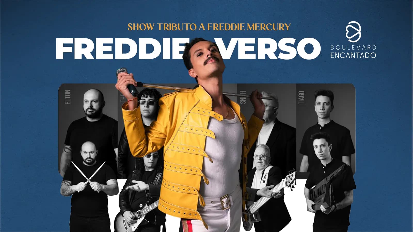 Imagem do Evento: Show Tributo a Freddie Mercury - FREDDIE VERSO