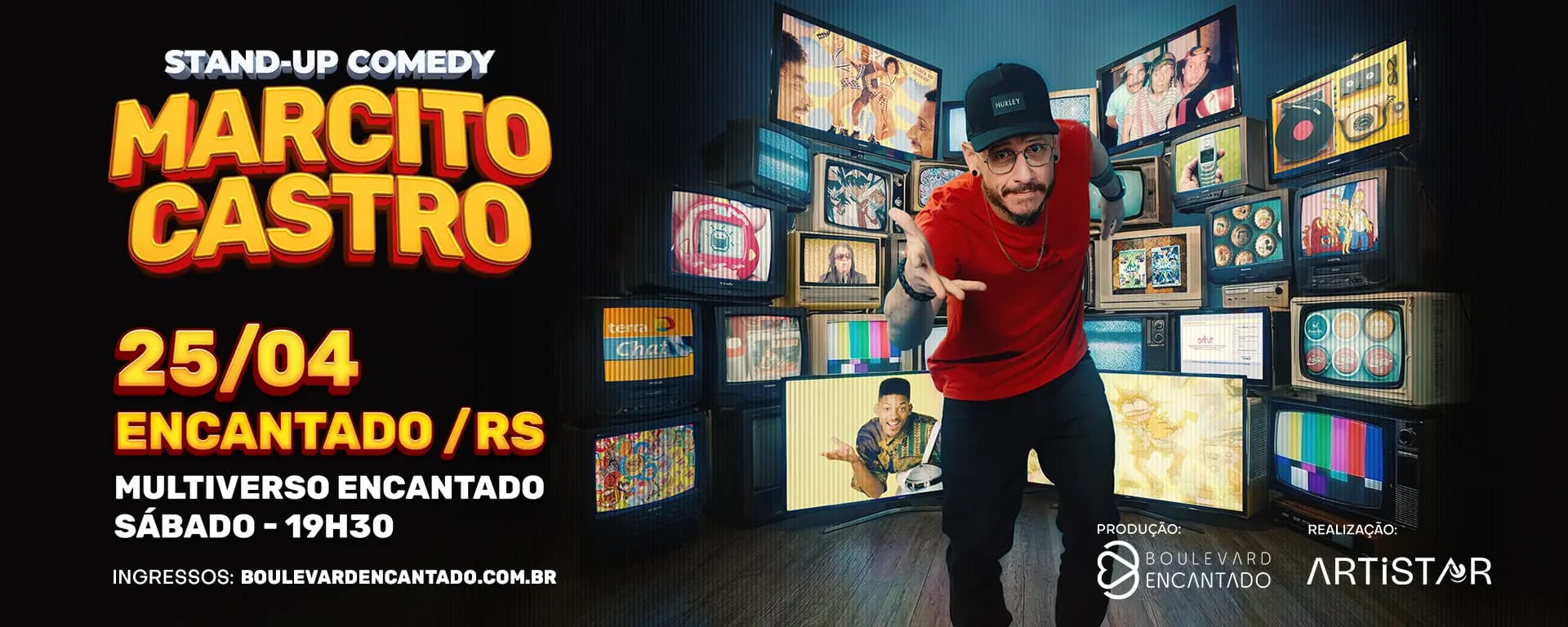 Show Stand-up comedy com Marcito Castro