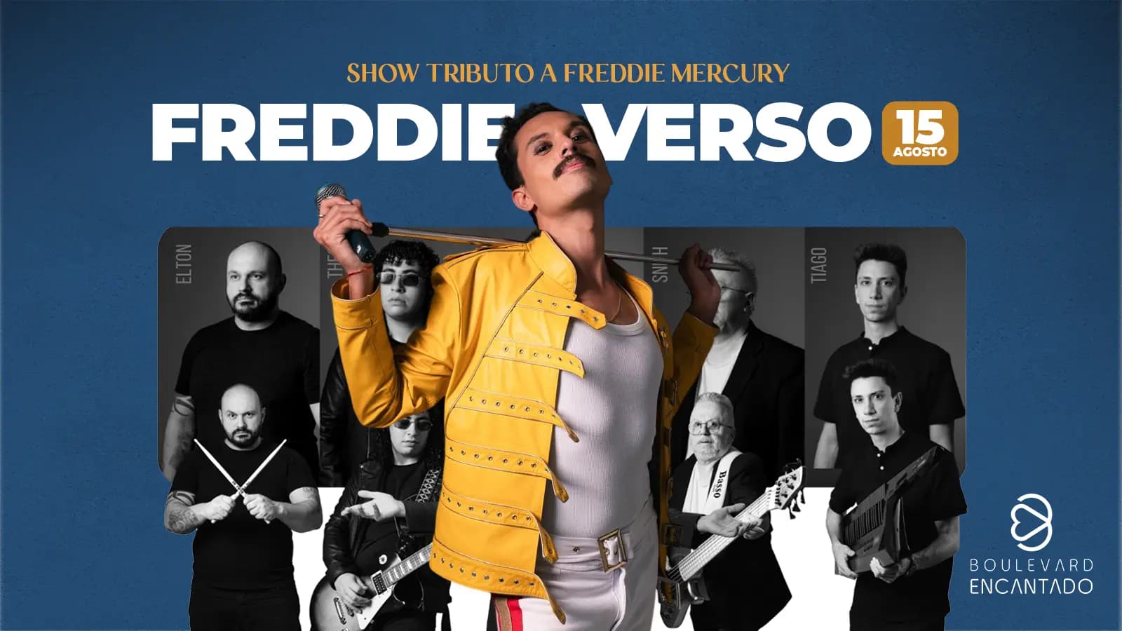 Imagem do Evento: Show Tributo a Freddie Mercury - FREDDIE VERSO